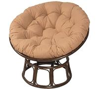 Hanging Rattan Egg Chair Cushion Waterproof Outdoor Swing Seat Pad Soft andWoven Rattan Cushion for Patio Garden Hammock 100x100cm