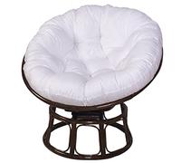Hanging Rattan Egg Chair Cushion Waterproof Outdoor Swing Seat Pillow 70x70cm Woven Rattan Seat Cushion for Patio Garden and Porch - Comfortable & Stylish