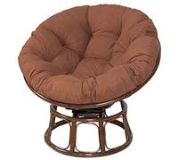 Hanging Rattan Egg Chair Cushion Waterproof Outdoor Swing Seat Pillow Cozy U-Shaped Cushion for Rattan Wicker Chairs 90x90cm Perfect for Garden and Patio