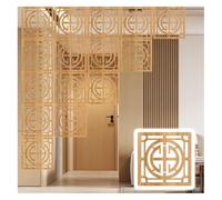 Hanging Room Divider Panel， Hanging Room Divider Size 29cmx29cm 1-100 Pcs Options(Golden B,13Pcs)