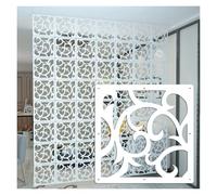 Hanging Room Divider Panel with Carving Pattern, Hollow Out Design for Living Room Partition