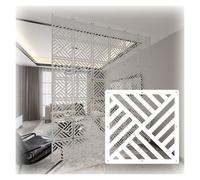 Hanging Room Divider Panel with Carving Pattern, Hollow Out Design for Living Room Partition