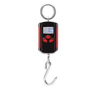 Hanging Scale, 200kg/100g Crane Scale Mini Heavy Electronic Digital Stainless Steel Hook Hanging Weight(Rosso)