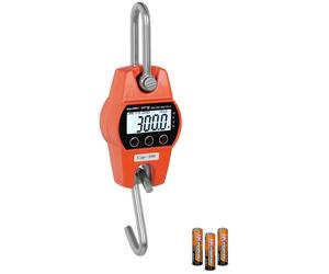 Hanging Scale 300 kg / 0.1 kg LCD Digital - Crane Scales by Steinberg Systems Orange