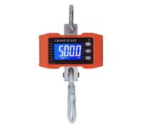 Hanging Scale Digital Remote Control 1000KG Capacity High Precision Weighing Tool with LCD Display for Warehouse Logistics Industrial Use Orange Color
