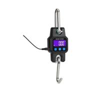 Hanging Scales,Industrial Digital Crane Scale 300kg/50g Bluetooth-Compatible Crane Scale Rechargeable Portable Hanging Industrial Hook Scales Stainless Steel With 4.0 Bt Usb For Farm,Livestock,Black