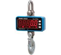 Hanging scales, Industrial Heavy Duty Hanging Scale 500Kg/ 1100Lb High Precision Digital Crane with Remote LCD Backlit Tare Function(Blue,500KG/10kg)