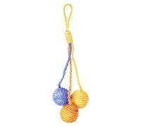 Hanging Scratcher Ball, Sisal Ball Hanging, Comfortable Interactive Ball Toy with Built in Ringtone, Multifunctional Relaxation Game for Pet Store, Cat Toy