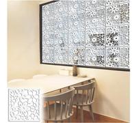 Hanging Screen Carved And Hollow, Folding Wood Plastic Hanging Privacy Screen Divider Multicolor 29x29cm Multiple Sizes(23Pcs)