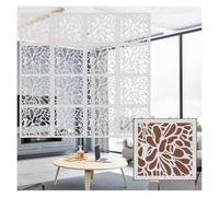 Hanging Screen Carved And Hollow, Pack Of 12-100 pcs White DIY Foldable Hollow Carving Hanging Room Divider Panel(White-c,95Pcs)