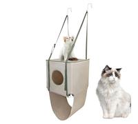 Hanging Shelf for Cat Attached to the Door - Indoor Cat Bed | Double Layer Breathable Adjustable Furniture for Climbing Kitten Rest Home Dodo Animal