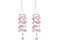 Hanging Shell Wind Chimes For Garden And Patio, Made From Authentic Seashells, Designed To Produce Peaceful Sounds For Tranquil Outdoor Environments