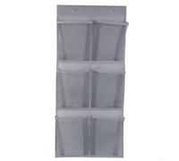 Hanging Shoe Organizer, 3-Tier Breathable Storage Rack for Door | Non-woven Fabric, 76x35cm Size, Multi-compartment Design, Bedroom Bathroom Laundry Use, Easy Hook Installation