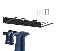 Hanging Shoe Rack - Metal Wall Mounted Boot Dryer | Strong Boot Holder | Durable Organizer for Boots, Cowboy Boots, Rain Boots, Space-saving Wall Mounted Wardrobe