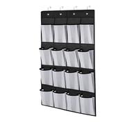 Hanging Shoe Storage Rack - Door Mounted Panel, Breathable Pocket Design | Convenient Shoe Sorting Solution for Bedroom, Bathroom, Dorm, Travel, Org