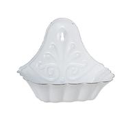 White Enamel Wall Hanging Soap Dish by Ib Laursen