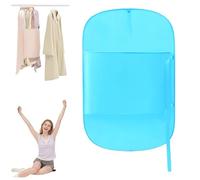 Hanging Space Saver Closet Compressor, Clothes Storage Compression Board Wardrobe Clothes Board Cloakroom Hanging Coat and Jacket Pressure Board Space Saving (Blue)