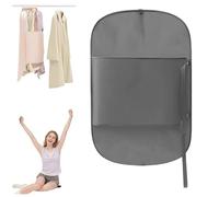 Hanging Space Saver Closet Compressor, Clothes Storage Compression Board Wardrobe Clothes Board Cloakroom Hanging Coat and Jacket Pressure Board Space Saving (Gray)
