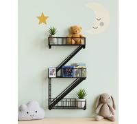 Hanging Fire Escape Shelf NYC Novelty Kids Wall Shelves Storage Home Shelving
