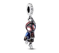 Hanging Spider Charm 925 Silver Charm Compatible with Pandora Charms, Trollbeads, Chamilia, Biagi and Many Other UK Charm Bracelets.