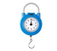 Hanging Spring Scale, 22lb Luggage Scale with Hook for Kitchen (Blue) | Handheld Hanging Weight Scale Portable Fish Weighing Scale Luggage Weight Scale for Suitcases, Travel, Fishing & Outdoor