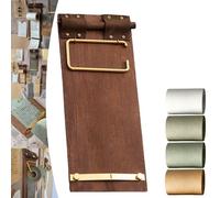 Hanging Sticky Note Board, Vintage Wall Mounted Clipboard Notepad Holder with Roll Paper Dispenser, Refillable Tear-Off Writing Memo Pad for Café, Restaurant, Home and Office(Set-All Color)