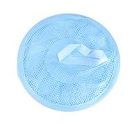 Hanging Storage Bag 3 Compartments Mesh Zinc Coated Wire Blue