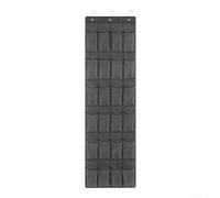 Hanging Storage Bag, Foldable Multi-Layered with Pockets Rear Door, Multi-Functional Wall-Mounted Shoe Organiser Miscellaneous Items(24 grid Grey)