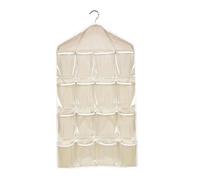 Hanging Storage Bag for Closets, Portable 16 Pockets Closet Hanging Organizer for Socks Bras Behind the Door Organizer, Closet Organizers