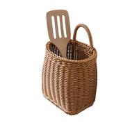 Hanging Storage Basket - Woven Wall Basket PP Imitation Rattan | Large Capacity, Durable, Decorative Multipurpose Organizer | Vegetable, Fruit & Garlic - Kitchen, Garden, Pantry, Farmhouse