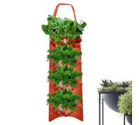 Hanging Strawberry Grow Bags,4/10 Holes Wall Strawberry Planter for Outdoor Garden,Vertical Potato Grow Bags,Tomato Planting Fabric Pouch for Roses, Carrots, Potatoes, Strawberries