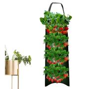 Hanging Strawberry Planter - Upside Down Tomato Planteres - Portable Hanging Grow Bags - Vertical Wall Planteres For Fence Outdoor - Breathable Root Pouch For Carrot Onion Tomato Potato Roses