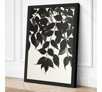 Hanging Study Botanical Canvas Wall Art Print 24x16 Inch