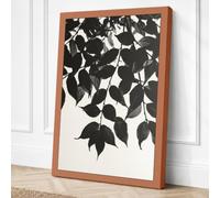 Hanging Study Botanical Canvas Wall Art Print 24x16 Inch