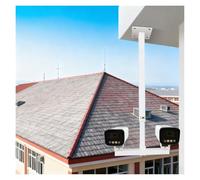 Hanging Surveillance Telescopic Bracket, Shortest 35 65 85 105 155cm CCTV Pole Adjustable 360°, Outdoor Solar Panels/Camera Mounting Bracket Pole(C,Shortest 85cm/33.5 in)