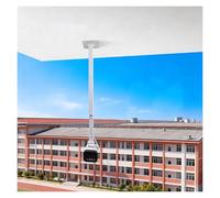 Hanging Surveillance Telescopic Bracket, Shortest 35 65 85 105 155cm CCTV Pole Adjustable 360°, Outdoor Solar Panels/Camera Mounting Bracket Pole(A,Shortest 85cm/33.5 in)