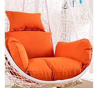 Hanging Swing Chair Cushion Cover with Headrest & Armrest Indoor/Outdoor Egg Chair Hammock Seat Pad for Garden Patio Durable & WeatherResistant Swing Accessories