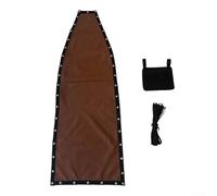 Hanging Swing Chair Replacement Seat Base for Patio Outdoor Cloth Coffee Color Replacement Spare for Garden Chairs 25in x 77in x 9in Easy Install(1pc with pockets)