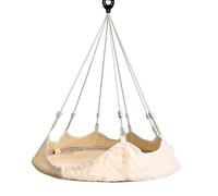 Hanging Swing Nest, Oxford Cloth Hammock Daybed Saucer Style Lounger, Sturdy Spinner Tree Swing for Indoor or Outdoor Use, Supports 264 lbs