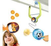 Hanging Table Tennis Trainer, Height Adjustable Table Tennis , Parent-Child Interaction Toy Exerciser, Portable Door Frame for Indoor and Outdoor