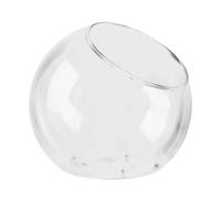 Hanging Terrarium Glass - Round Air Plant Holder, Transparent Succulent Container | Elegant Bubble Vase, Wall Mountable Display Globe, Minimalist Garden Décor for Indoor Plants and Natural Decoration