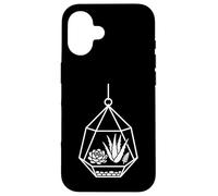 Hanging Terrarium Succulent Minimal Garden Lover Design Case for iPhone 16