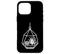 Hanging Terrarium Succulent Minimal Garden Lover Design Case for iPhone 16 Pro Max