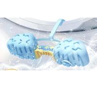 Hanging toilet cleaning ball, powerful deodorizing and descaling for long-lasting freshness, automatic cleaning with aromatherapy, suitable for home, hotel, dormitory, bathroom essentials (1, Blue)