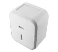 Hanging Toilet Paper Holder Practical and Sleek Layer Plastic Organizer for Your Bathroom Needs (grey)
