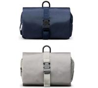 Hanging Toiletry Bag, Foldable Travel Toiletry Bag with Carry Handle, Multifunctional Toilet Bag, Space Saving Cosmetic Bag, Wash Bag, Wash Bag for Men & Women, Pack of 2, D, Navy, Grey, Practical and