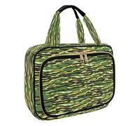 Hanging Toiletry Bag for Women, Camo Leopard Print Travel Makeup Bag Organizer Cosmetic Make up Toiletries Bag for Travel Essentials Accessories