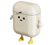 Hanging Trash Bin with Lid, 9L/12L Hanging Waste Bins for Kitchen, Wall Mounted Kitchen Trash Can, Rubbish Bin Wastebasket, Compost Space Saving, Cream Colored High AppearanceLevel, for Home