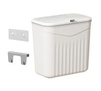 Hanging Trash Bin With Lid, Kitchen Compost Bins, Wall Mounted Garbage Can, Cabinet Door Under Sink Garbage Can, Food Waste Bin For Kitchen For Under Cupboard, Bedroom, Offices 10.24x9.25x6.3 Inches