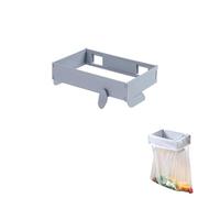 Hanging Trash Can, Sealable Toilet Trash Can, Foldable Trash Bag Holder, Cabinet Door Garbage Holder with Lid Hanging Kitchen Waste Bins Trash Rack Portable Hanging Rubbish Rack Plastic (1 PC)